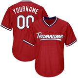 custom baseball jersey shirt red-white-navy default title