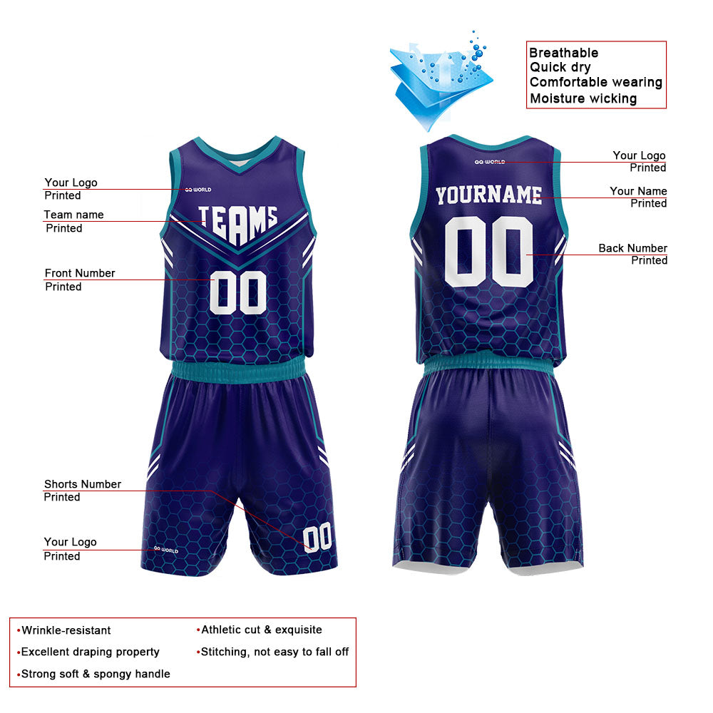  Custom Basketball Jerseys Stitched Personalized Team
