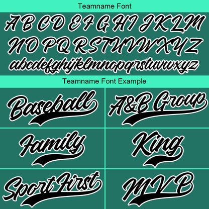 Custom Full Print Design Baseball Jersey green