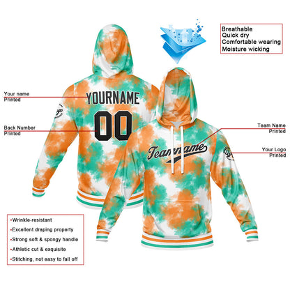 Custom Sweatshirt Hoodie For Men Women Girl Boy Print Your Logo Name Number Tie-Dyed