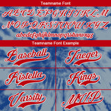 custom full print design authentic tie-dyed baseball jersey