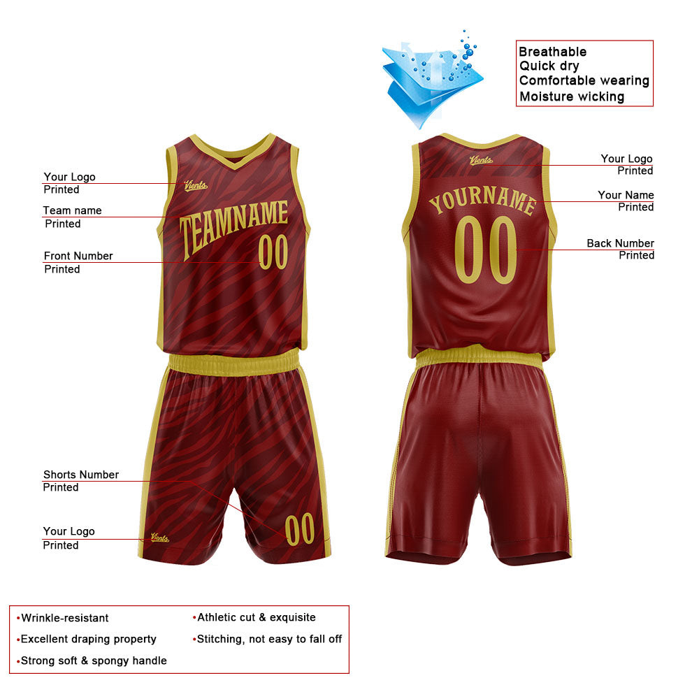 custom animal pattern basketball suit kids adults personalized jersey