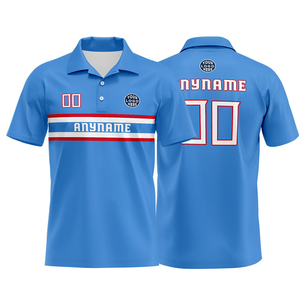 Custom Football Polo Shirts  for Men, Women, and Kids Add Your Unique Logo&Text&Number Tennessee