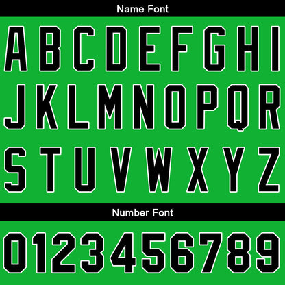 Custom Full Print Design Baseball Jersey green