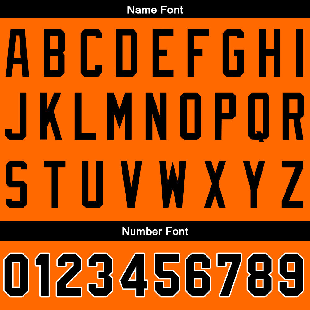 Custom Full Print Design Baseball Jersey orange
