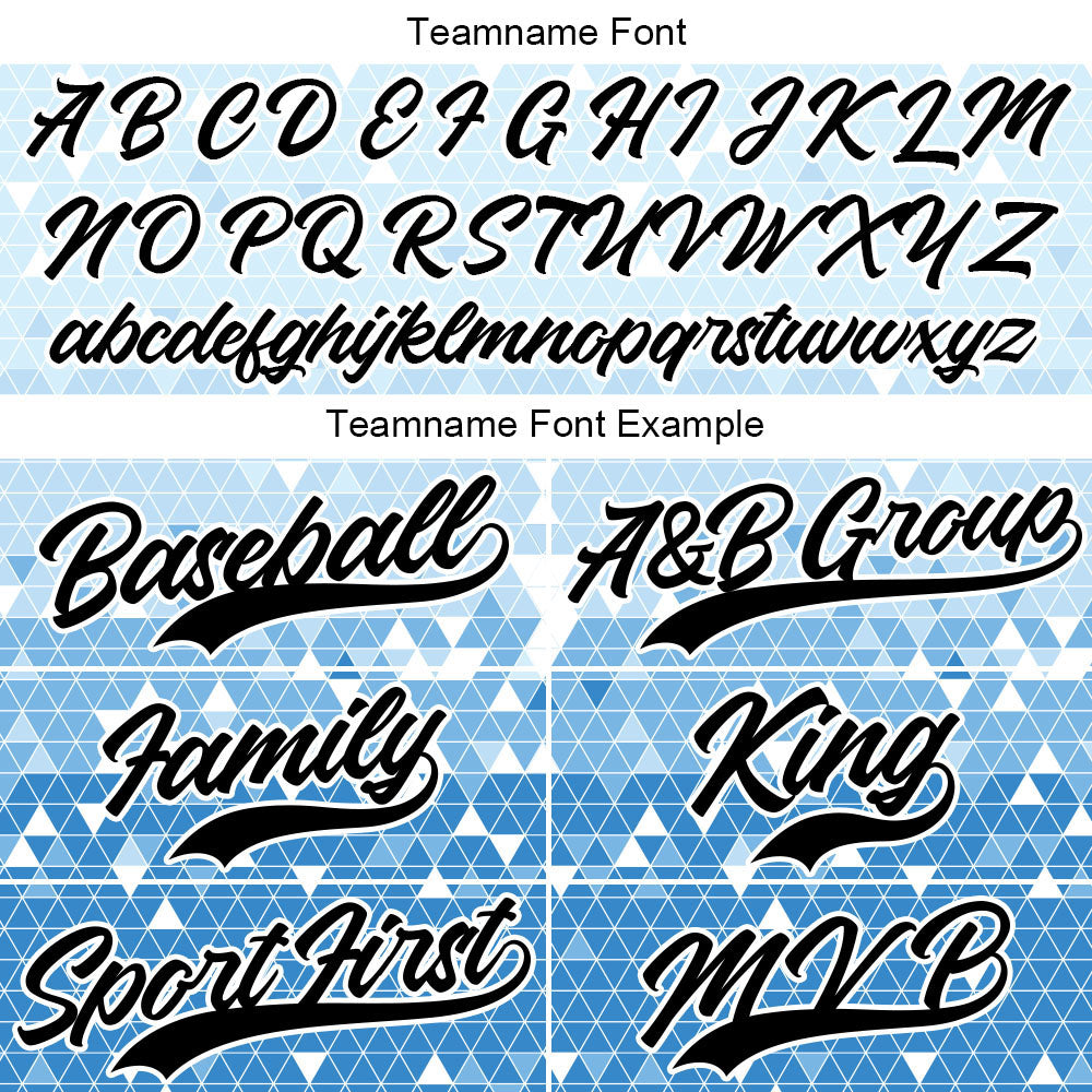 Custom Full Print Design Baseball Jersey blue