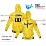 Custom Sweatshirt Hoodie For Men Women Girl Boy Print Your Logo Name Number Yellow camouflage