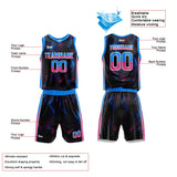 custom gradual change basketball suit for adults and kids  personalized jersey