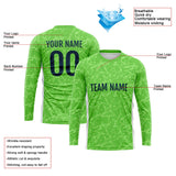 Custom Basketball Soccer Football Shooting Long T-Shirt for Adults and Kids Star-Green