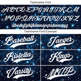 custom full print design authentic starry sky baseball jersey