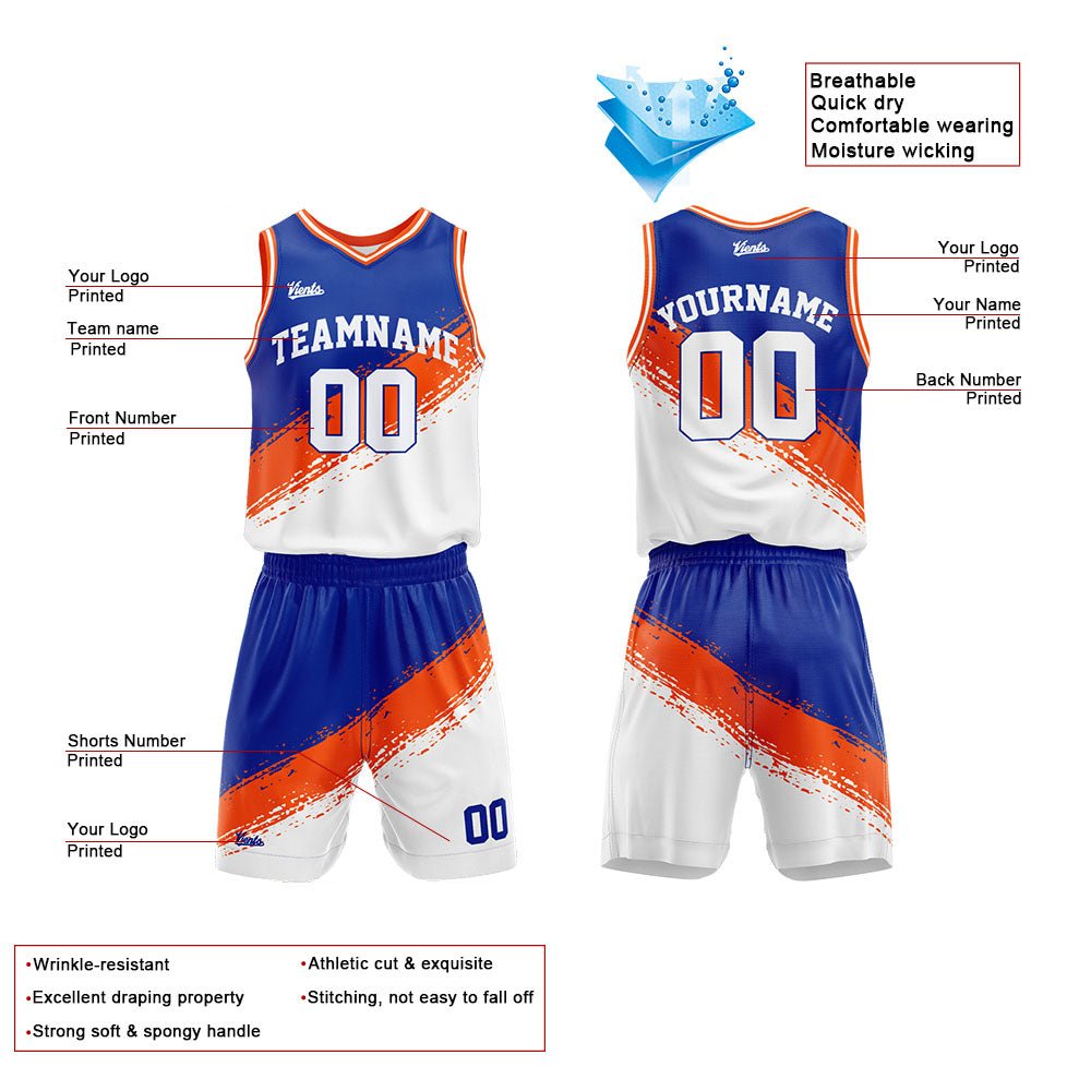 Custom Team Basketball Jersey Suit- Personalized Name Number Logo for Adult