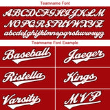 customized authentic baseball jersey red-white-black mesh