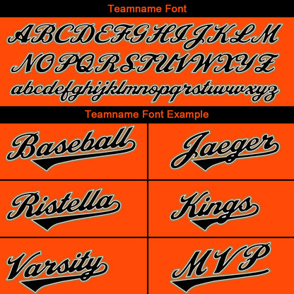 custom authentic pullover sweatshirt hoodie orange-black-white-gold