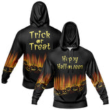 Custom Sweatshirt Hoodie Add Text and Design Personalized Halloween Hooded Sweatshirt