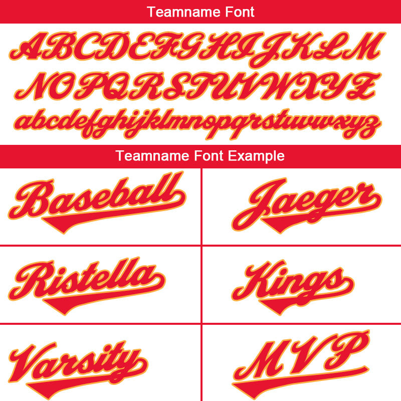 Custom Long Sleeve Windbreaker Jackets Uniform Printed Your Logo Name Number White-Red-Yellow