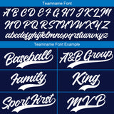 Custom Full Print Design Baseball Jersey blue-black
