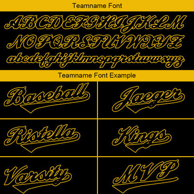 custom authentic pullover sweatshirt hoodie black-yellow