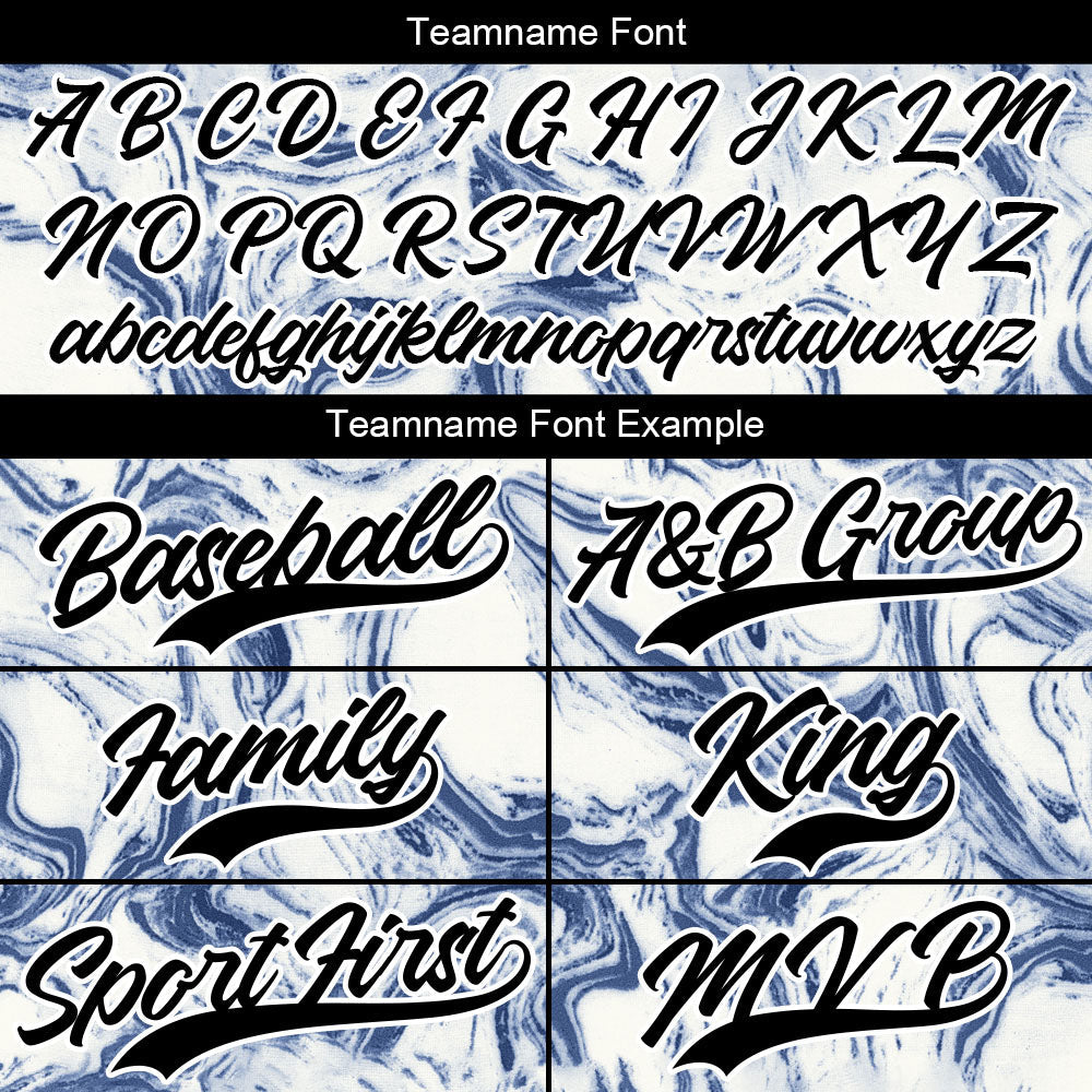 Custom Full Print Design Baseball Jersey fluid