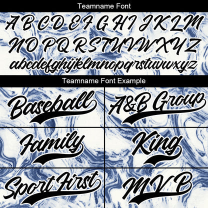 Custom Full Print Design Baseball Jersey fluid
