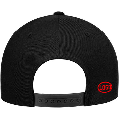custom authentic hat black-red-white
