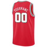 custom authentic  basketball jersey red-white-green