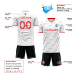 custom soccer uniform jersey kids adults personalized set jersey shirt white