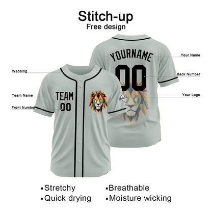 Custom Baseball Uniforms High-Quality for Adult Kids Optimized for Performance Gray