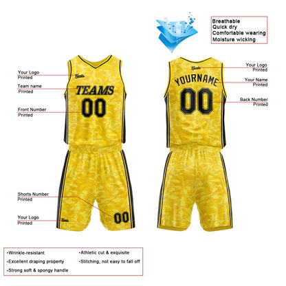 custom camouflage basketball suit kids adults personalized jersey