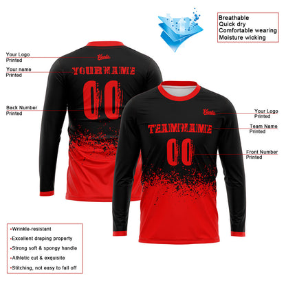long sleeve basketball soccer football shooting shirt for adults and kids