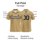 Custom Football Polo Shirts  for Men, Women, and Kids Add Your Unique Logo&Text&Number New Orleans
