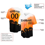 custom full print design authentic halloween baseball jersey