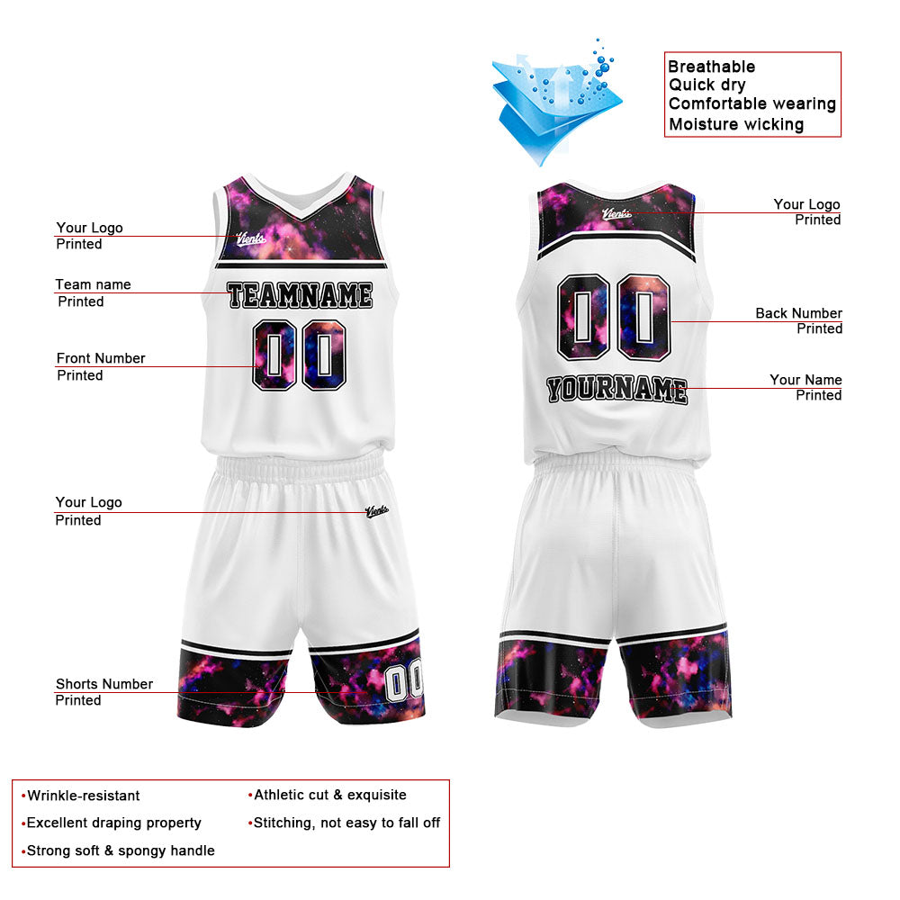 custom reversible basketball suit for adults and kids  personalized jersey
