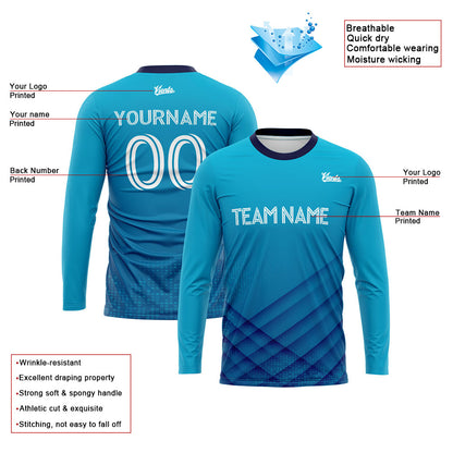 long sleeve basketball soccer football shooting shirt for adults and kids