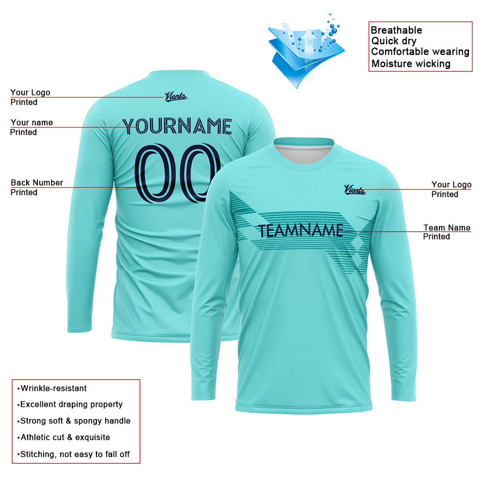long sleeve basketball soccer football shooting shirt for adults and kids