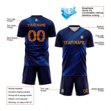 custom soccer uniform jersey kids adults personalized set jersey shirt navy