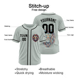 Custom Baseball Uniforms High-Quality for Adult Kids Optimized for Performance Gray