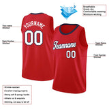 custom authentic  basketball jersey red-white-navy