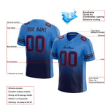 custom authentic gradient fashion football jersey light blue-navy