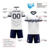 custom soccer uniform jersey kids adults personalized set jersey shirt white