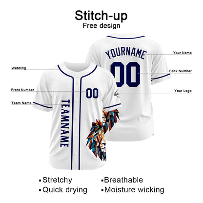 Custom Baseball Uniforms High-Quality for Adult Kids Optimized for Performance White