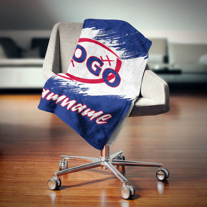 custom ultra-soft micro fleece blanket royal-white