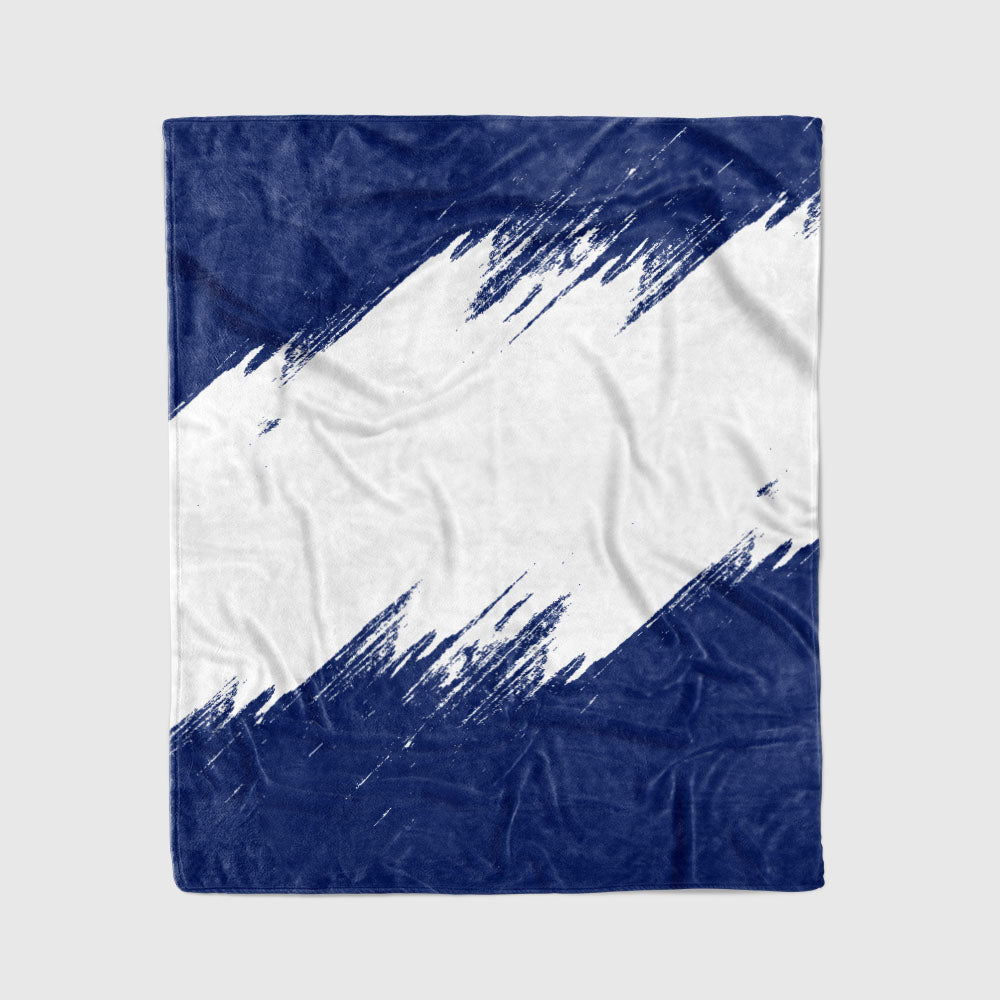custom ultra-soft micro fleece blanket royal-white