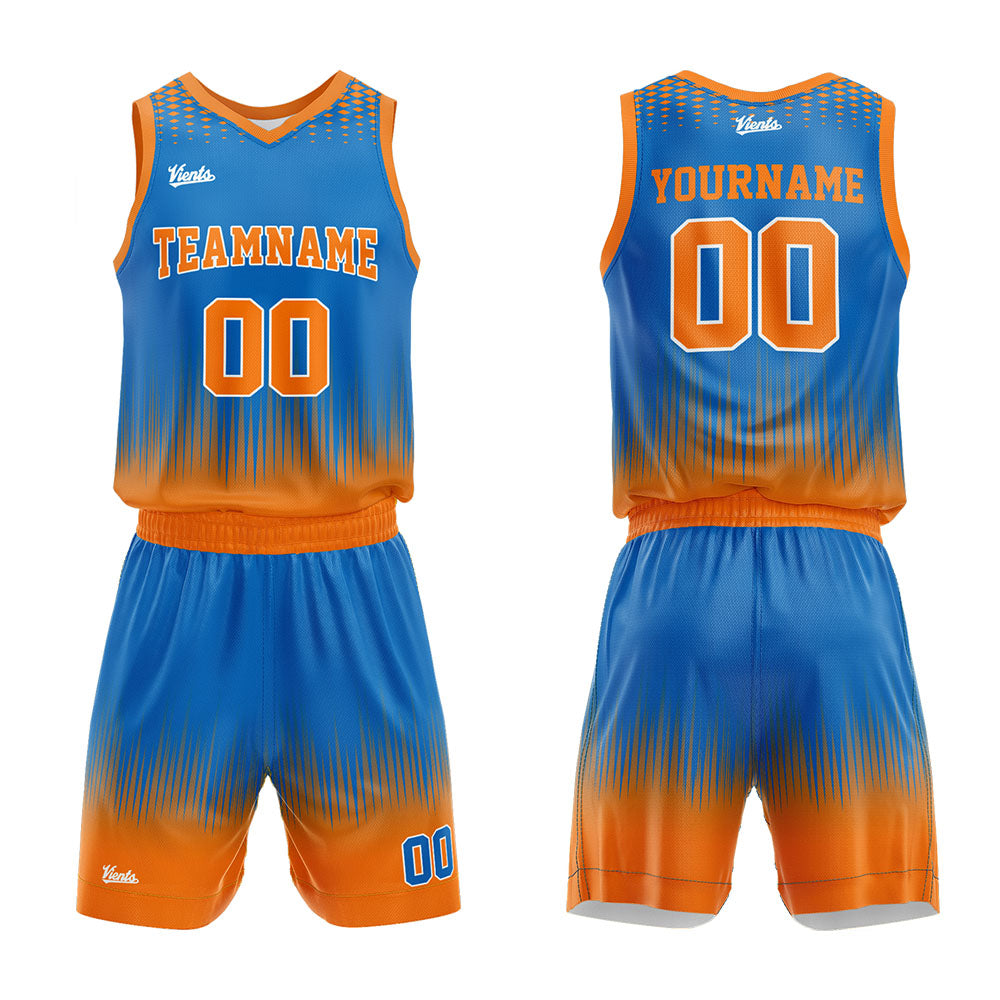 custom basketball suit for adults and kids  personalized jersey light blue
