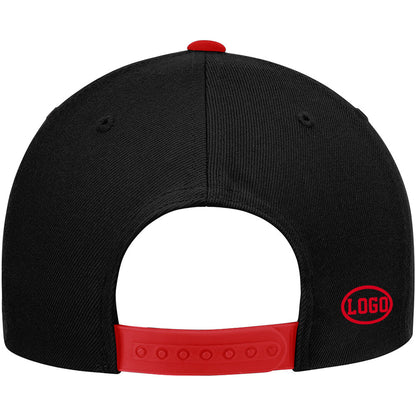 custom authentic hat black-red-white