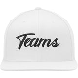 custom authentic hat white-black