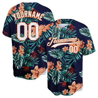 custom full print design authentic rainforest baseball jersey