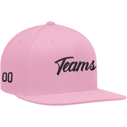 custom authentic hat pink-black