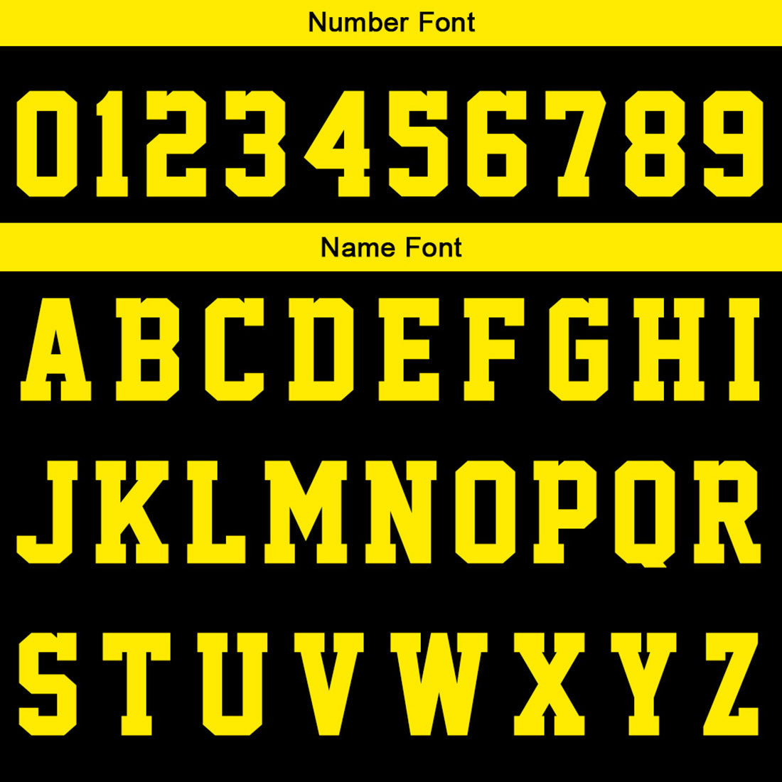 Custom Reversible Basketball Suit for Adults and Kids Personalized Jersey Black-Yellow