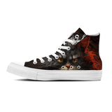 Unleash Your Inner Cool: Trendy Mid-Tops for Men and Women with Cool Cat Designs