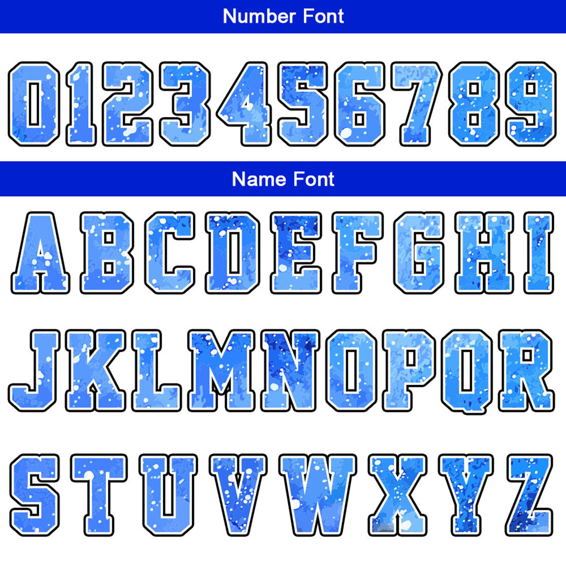 Custom Reversible Basketball Suit for Adults and Kids Personalized Jersey Blue-Black-White